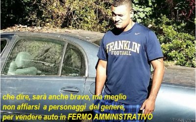 Acquisto auto con fermo amministrativo possibile?