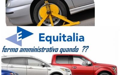 auto con fermo amministrativo quando?