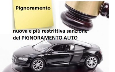 Pignoramento atuo in fermo amministrativo Agenzia di Riscossione