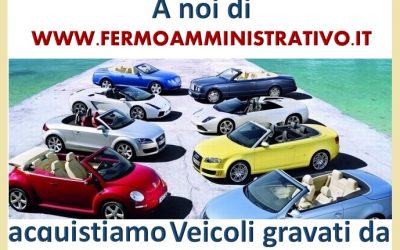 Ecco come puoi vendere automobili usate in fermo amministrativo