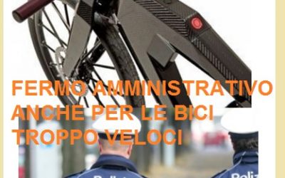 Fermo amministrativo anche per le biciclette