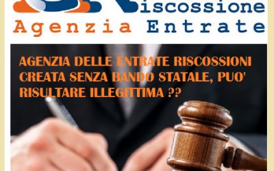 Ufficio delle Entrate Riscossioni prima Equitalia è legittima?